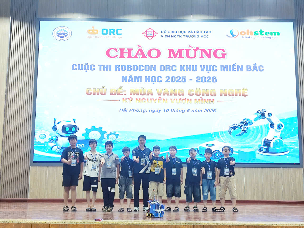 Tổng kết cuộc thi Robotics ORC miền Bắc 2026: Khi các kỹ sư nhí làm chủ cuộc chơi